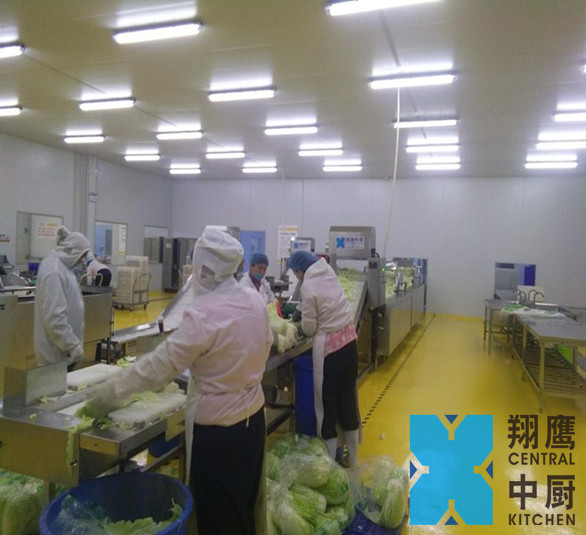 河南阿衡餐饮管理有限公司-翔鹰中央厨房设备河南案例