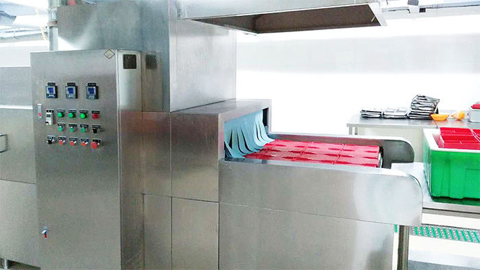 翔鹰自动洗碗机设计融合了现代科技及丰富的生产经验