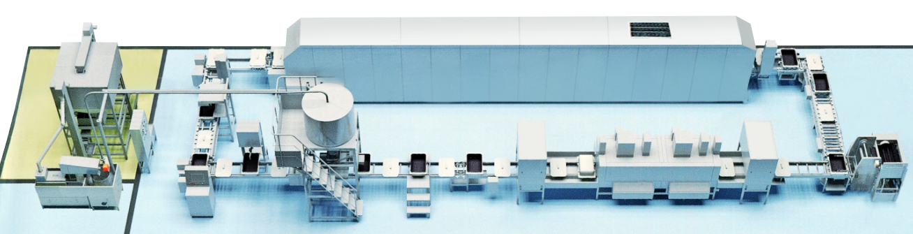 翔鹰中厨无人智能型米饭线