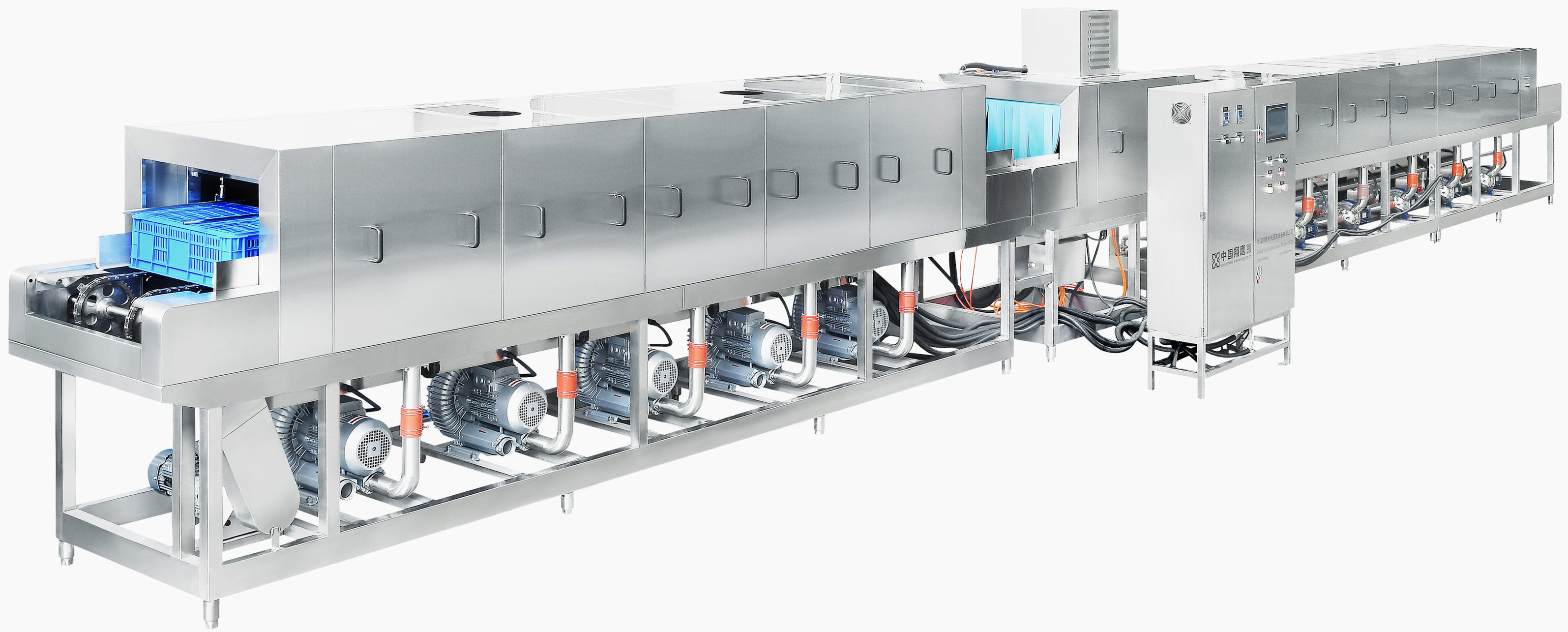 全自动洗箱脱水风干线