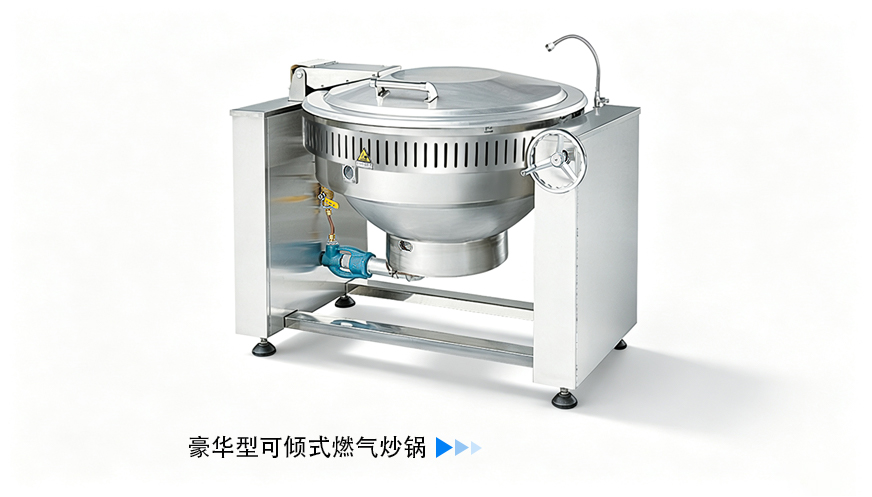 豪华型可倾式燃气炒锅