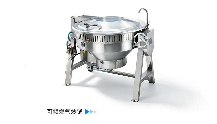 可倾燃气炒锅