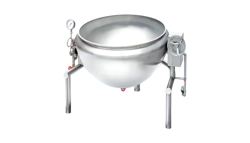 可倾蒸汽旋转炒锅