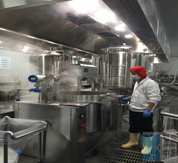 广州七十二街后勤加工中心-翔鹰中央厨房设备广东案例