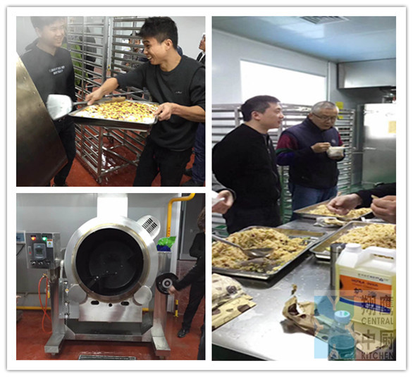 广州七十二街后勤加工中心-翔鹰中央厨房设备广东案例
