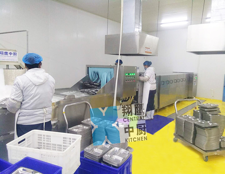 自动除渣餐盒清洗线