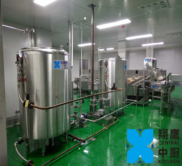 浙江德悦食品科技有限公司-翔鹰中央厨房浙江案例